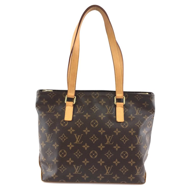 Louis Vuitton Cabas Piano Monogram Canvas Brown Leather ref.225749 ...