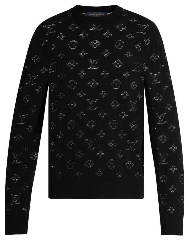 Louis Vuitton LV Drop needle sweater Black ref.240404 - Joli Closet