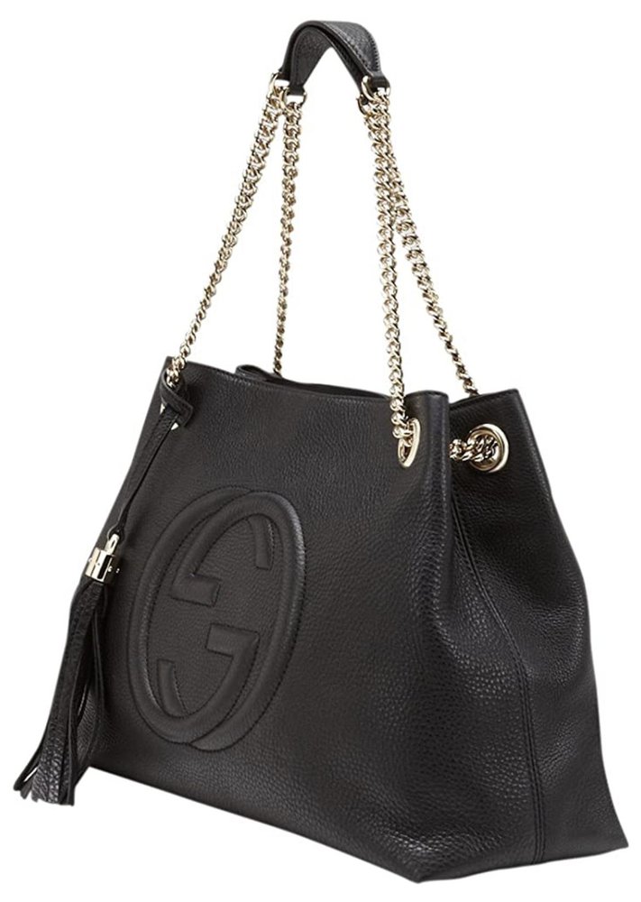 Gucci Soho tote new Black Leather ref.243026 - Joli Closet