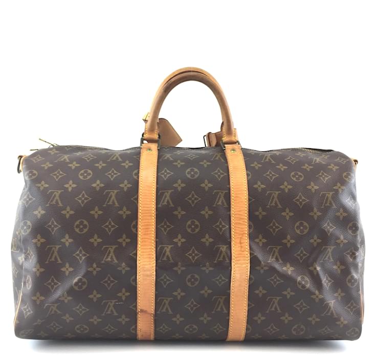 louis vuitton keepall 50 bandoulière black autres toiles monogram