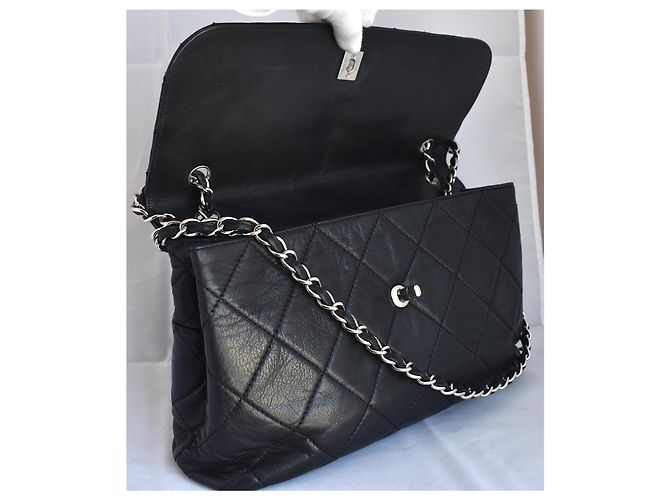 chanel large quilted flap bag