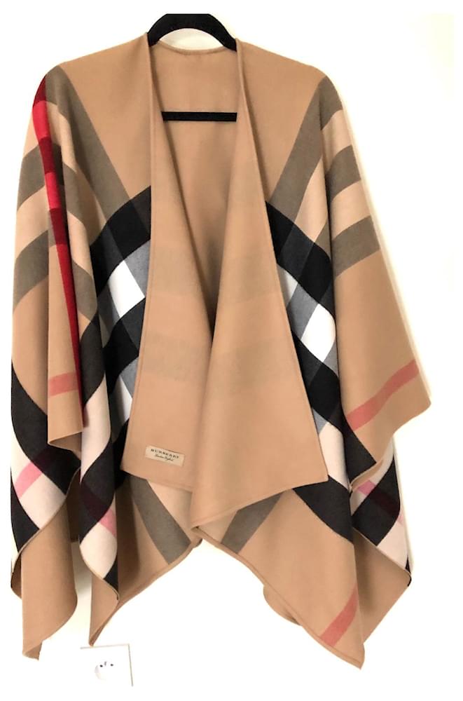 Burberry - Burberry, NEW REVERSIBLE CHARLOTTE BURBERRY PONCHO CAPE WITH ...