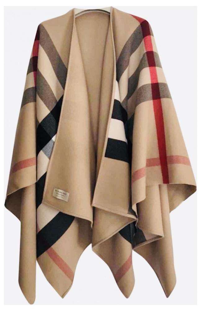Burberry - Burberry, NEW REVERSIBLE CHARLOTTE BURBERRY PONCHO CAPE WITH
