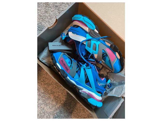 balenciaga bottes femme bleu