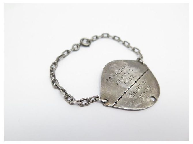 Bracelet Gourmette Vintage Plaqué Or 7 G – Neuf Vieux Stock – Longueur 18,5 Cm