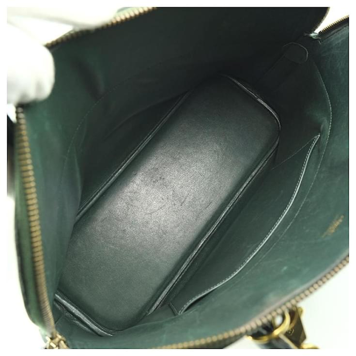 Hermès Bolide Green Leather ref.347101 - Joli Closet