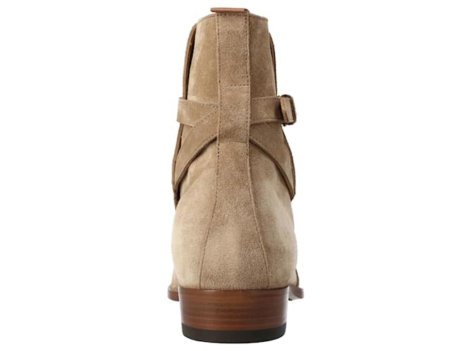 saint laurent wyatt tobacco suede