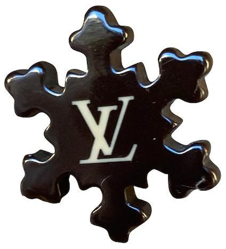 Louis Vuitton brooch pins Brown Golden Plastic ref.390761 - Joli Closet