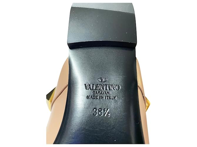 valentino roman stud calfskin ballet