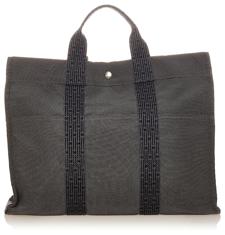 Hermès Hermes Gray Herline MM Tote Bag Grey Cloth Cloth ref.415682 ...