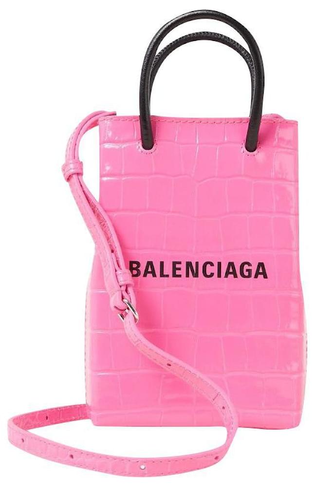 Balenciaga Handbags Pink Patent leather ref.425144 - Joli Closet