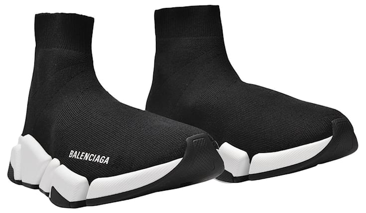 Balenciaga Speed 2.0 Lt Sneakers in Black/White/Black ref.438487 - Joli ...