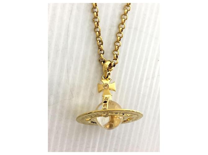 Collier Vivienne Westwood / Couleur Pierre / Doré / Haut Disponible ref.440128 Joli Closet