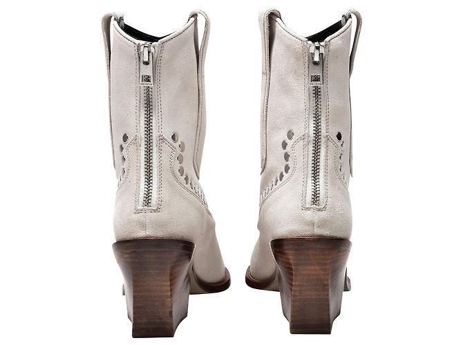 Bottines Zadig & Voltaire En Cuir Bordeaux - Taille 39, Neuf Avec Emballage, Style Boots