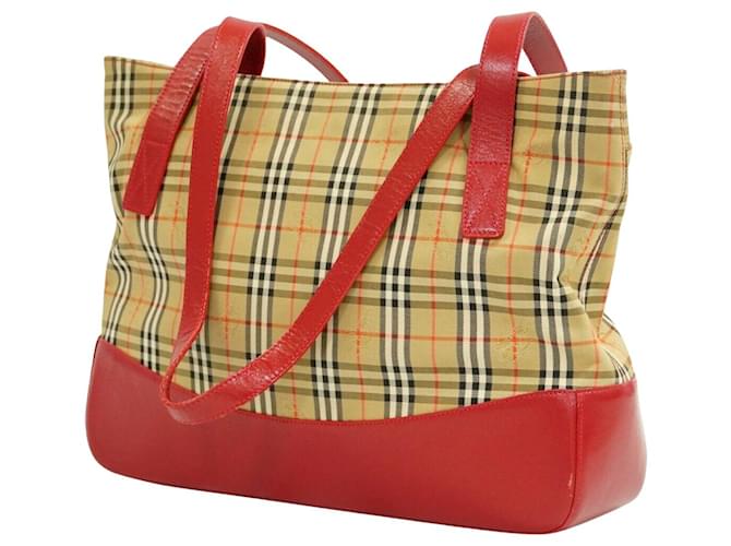 Burberry Shoulder bag Beige Cloth ref.465889 Joli Closet