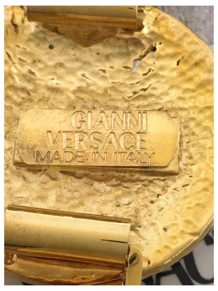 GIANNI VERSACE Bracelet /Gold / Medusa / Coin Golden ref.477413 - Joli ...