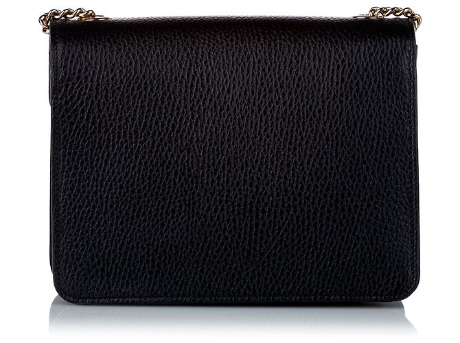 Sac Bandoulière En Cuir Marron BERENICE Motif Soleil | Sac Chaîne Style Poulain Vintage