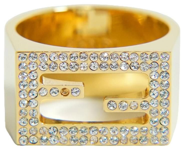 Fendi Ring Golden Vergoldet ref.484050 - Joli Closet