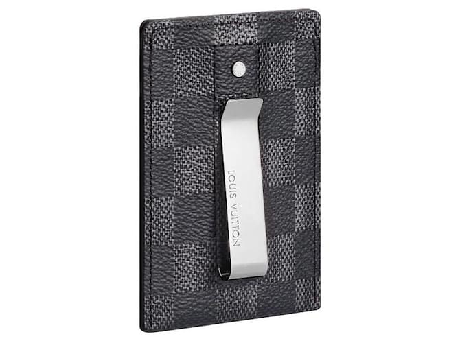 Louis Vuitton LV Pince wallet new Grey Leather ref.492174 Joli Closet