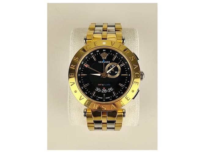 versace v race gmt alarm