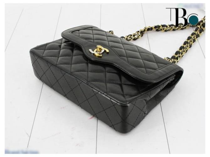Chanel flap bag Black Leather ref.513669 Joli Closet