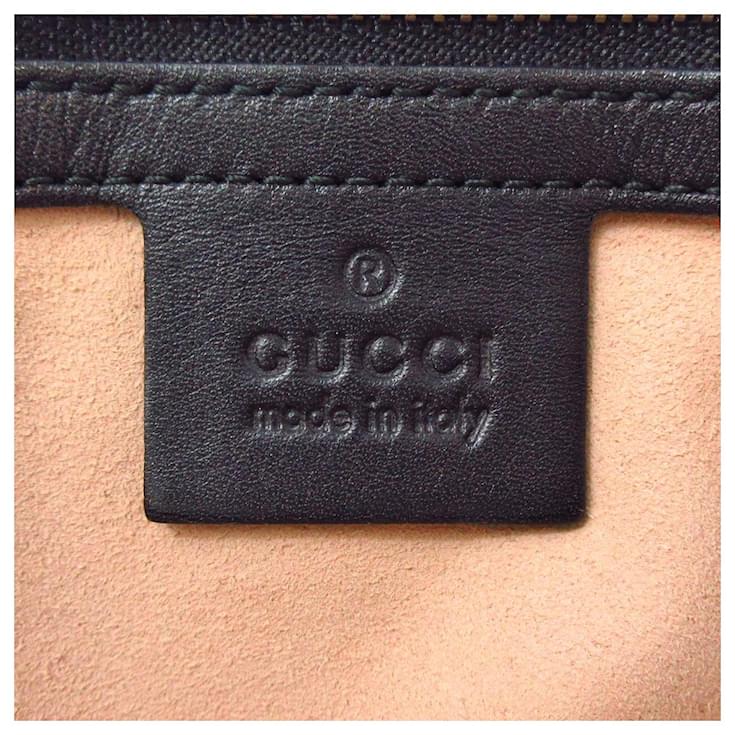 Gucci GG Marmont Black Leather ref.520717 - Joli Closet