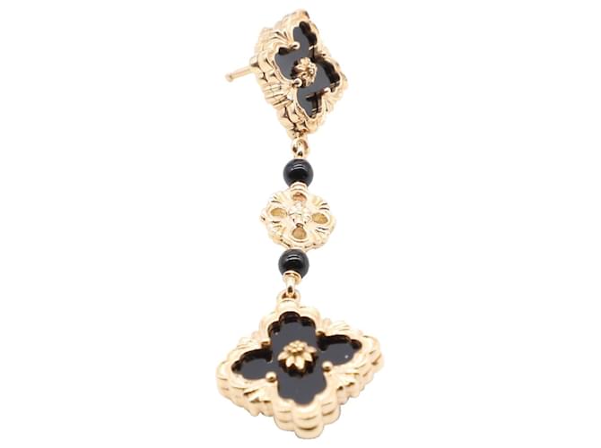 Buccellati Onyx Opera Color Drop Earrings in Yellow Gold White gold ...