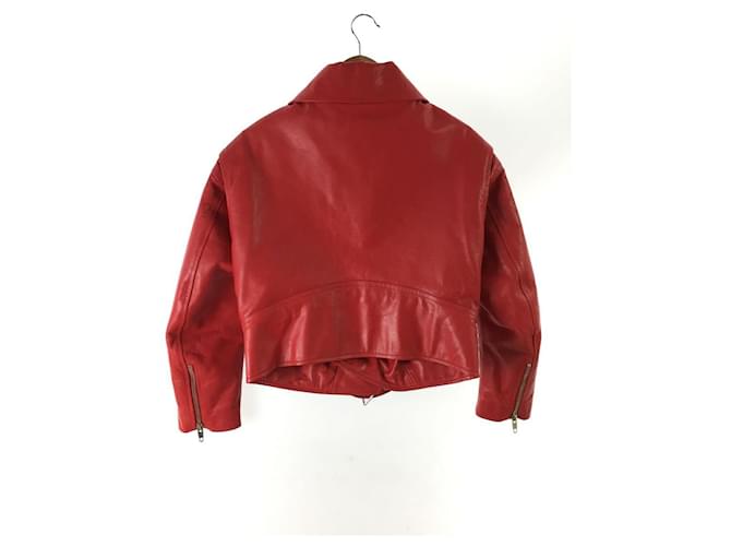 balenciaga swing leather jacket