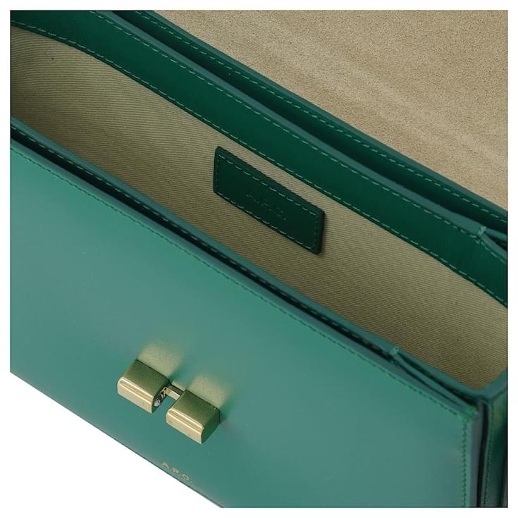 Apc Grace Small Bag in Green Leather ref.551507 - Joli Closet