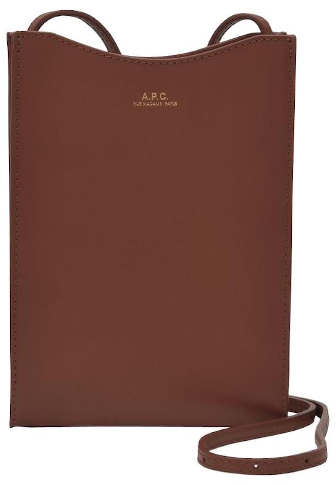 Apc Jamie Neck Pouch in Brown Leather ref.570330 - Joli Closet