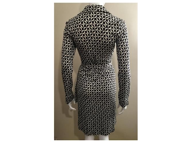 Diane Von Furstenberg Dvf vintage Jeanne wrap dress, silk jersey, chain