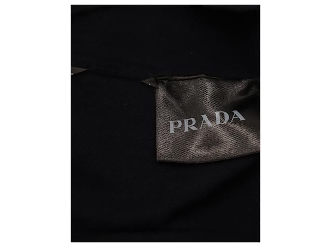 SCARF 180 CM NAVY BLUE WOOL AND CASHMERE 407336