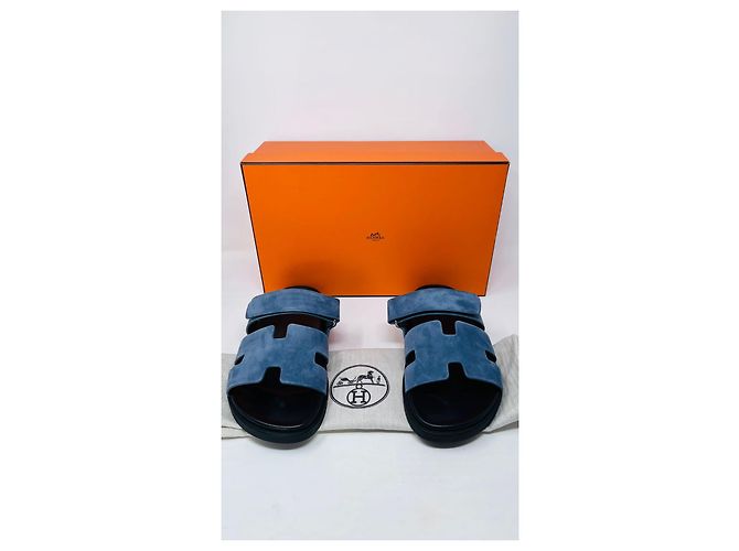 Sandales Hermès Biarritz - Taille 41.5 - Blanc Veau - Neuves Avec Emballage