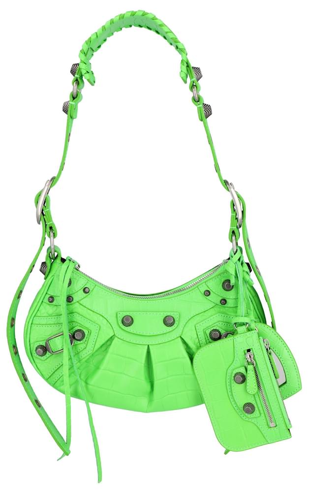 Balenciaga Cagole Green Leather ref.667168 - Joli Closet