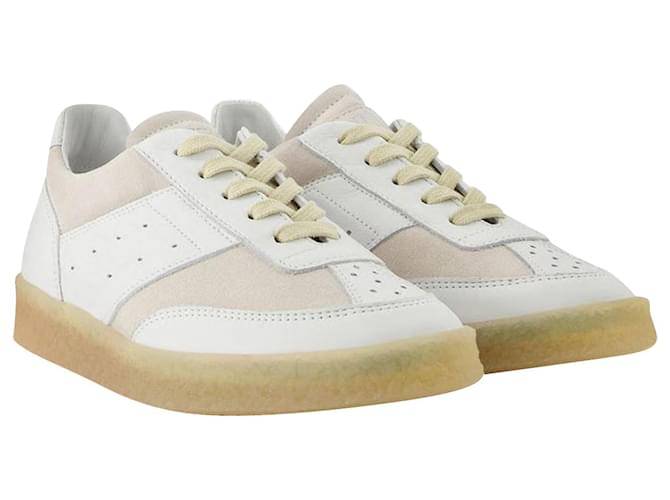 Maison Martin Margiela Sneakers - Mm6 Maison Margiela - White - Leather