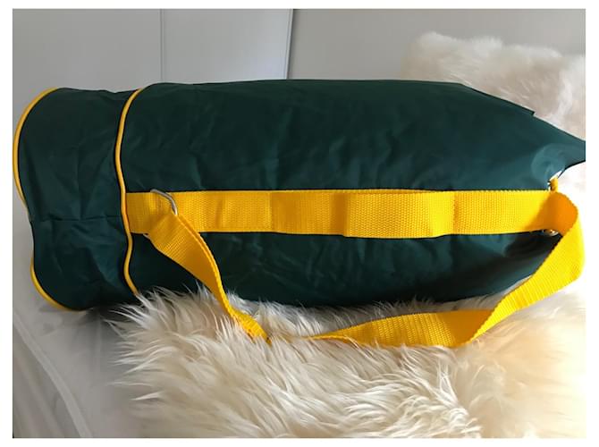 Rolex Backpack Green Yellow Synthetic ref.801732 Joli Closet