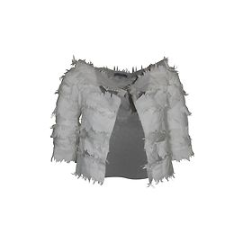 Agnès b. White Bolero Top White