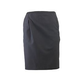 Comptoir Des Cotonniers Schwarzer Rock Wolle Viskose 36 Schwarz
