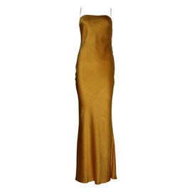 Christian Dior-Dresses-Mustard