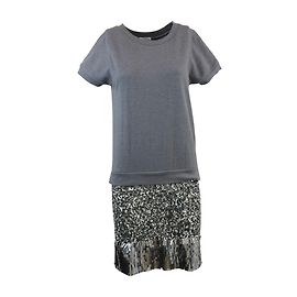 Claudie Pierlot Vestidos Plata Gris