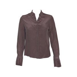 Zadig & Voltaire Chemise en soie prune Prune