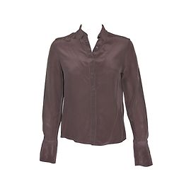 Zadig & Voltaire Camicia di seta prugna Prugna