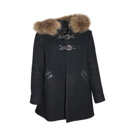 Maje-Coats, Outerwear-Black