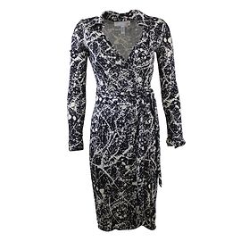Diane Von Furstenberg Vestidos Preto Branco