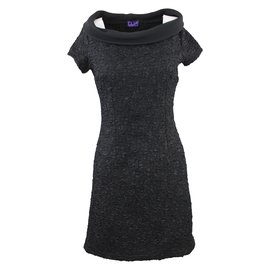 Elia Essentials. Robe Elia Essentials noire en polyester Noir