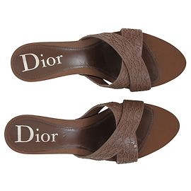 Christian Dior Mules White