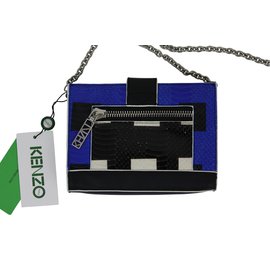 Kenzo-Handbags-Blue