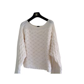 Armani Jeans-Strickwaren-Creme