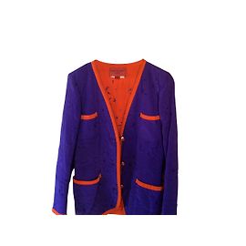 Emanuel Ungaro Terno de saia Roxo