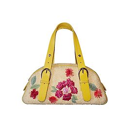 Christian Dior Sac Wicker frame édition limitée Jaune
